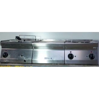 Occasion friteuse +neutraal + 2 zone kookplaat