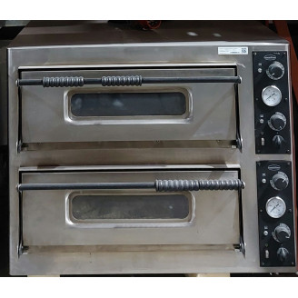 Occasion Combi-steel pizza-oven 2-kamers