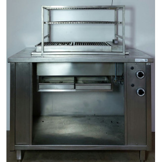 Occasion gasgrill met open onderkast