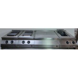 Occasion MKN Meubel 2x kookplaat- neutraal - friteuse