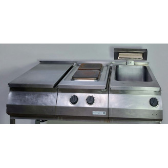 Occasion MKN meubel friet uitschepbak, 2-plaats, neutraal
