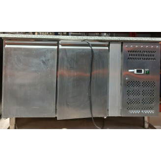 Occasion Pizzaprep koelwerkbank 2 deuren