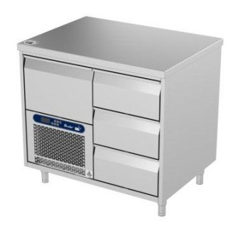 Outlet Roeder Acer koelwerkbank - 2 secties