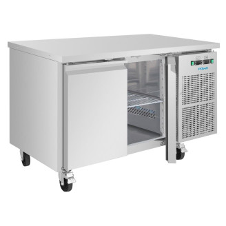 Polar U-Serie Koel-Vrieswerkbank Met 2 Deuren 124L