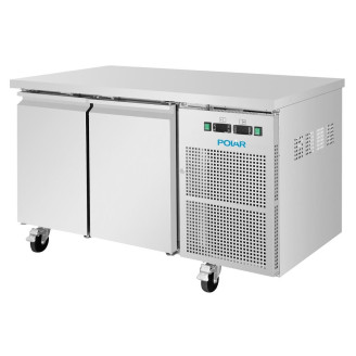 Polar U-Serie Koel-Vrieswerkbank Met 2 Deuren 124L