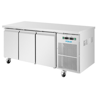 Polar U-Serie Koel-Vrieswerkbank Met 3 Deuren 314L