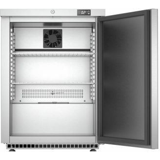Foster Onderbouw koelkast enkeldeurs 150L RVS en Aluminium