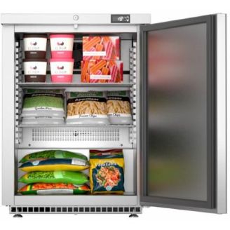 Foster Onderbouw vriezer enkeldeurs 150L RVS en Aluminium