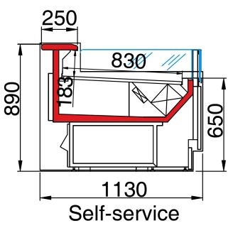Oscartielle Zara2 Vent Self GI L100 Zwart