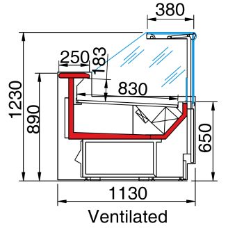 Oscartielle Zara2 Vent Self GI L135 Zwart