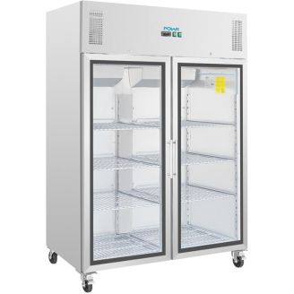 Polar 2-deurs koelkast met glazen deuren - 1200 liter - CW198