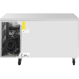 Polar U-serie RVS koelwerkbank 4 laden gastronorm 105L