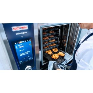 Rational iHexagon 6-1/1 elektrische High-Speed Combi-Steamer
