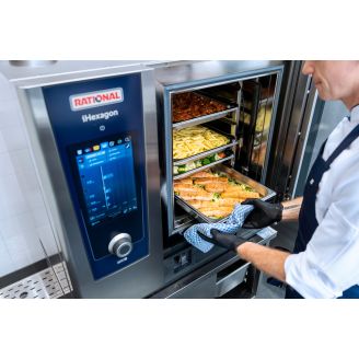 Rational iHexagon 6-1/1 elektrische High-Speed Combi-Steamer