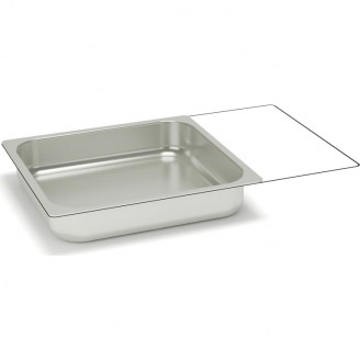 Rieber thermoplates - zonder grepen - 100 mm - 2/3 GN - 84010805