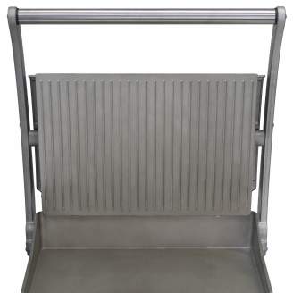 Roband Grill Station voor 8 sandwiches, geribbelde bovenplaat
