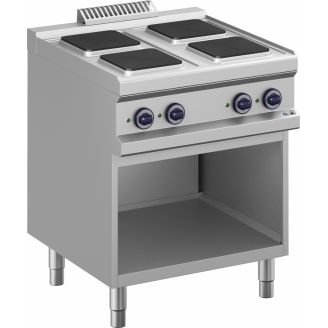 Roeder 4-plaats elektrische kooktafel - staand model BK7MPQ77A