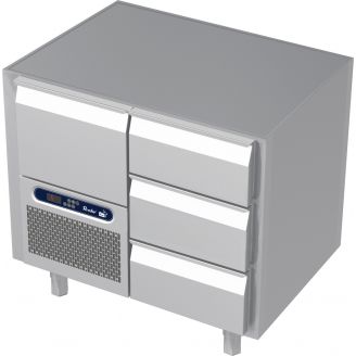 Roeder Acer koelwerkbank - 2 secties - motor + lade | 3 laden