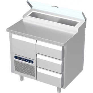 Roeder Acer saladi&euml;re - 2 secties - motor + lade | 3 lade