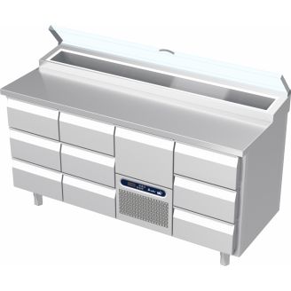 Roeder Acer saladi&euml;re - 4 secties - 2x 3 lade | motor + lade | 3 lade