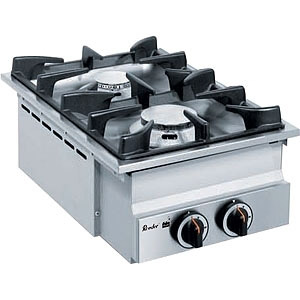 Roeder 2-pits Gas kooktafel - inbouw model I2FZP
