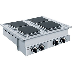 Roeder 4-plaats elektrische kooktafel - inbouw model I4PQ