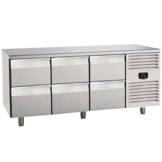 Roeder koelwerkbank, 6 laden, PLUX3C6