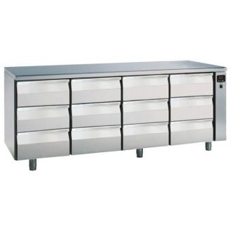 Roeder koelwerkbank, separaat, 12 laden, PLUX4T12-S