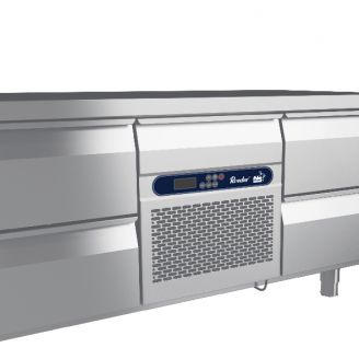 Roeder Acer onderbouw koeling, 4 laden, zonder bovenblad, ROE-LKB-C4