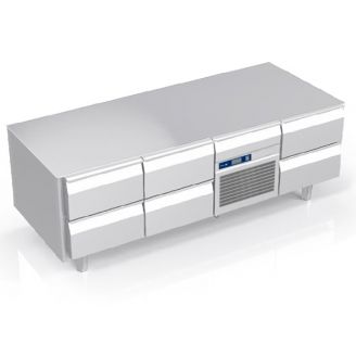 Roeder Acer onderbouw koeling, 6 laden, zonder bovenblad, ROE-LKB-C6