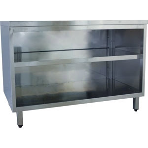 Roeder RVS werkkast met onderkast, 700 mm diep, BG180070