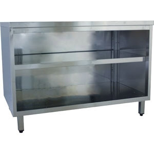 Roeder RVS werkkast met onderkast, 700 mm diep, BG200071
