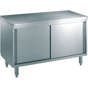 Roeder RVS werkkast met onderkast, 700 mm diep, BN200070