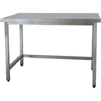 Roeder RVS werktafel, 600 mm diep, BL200060