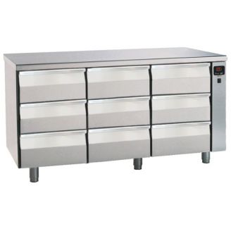 Roeder koelwerkbank, 9 laden, separaat, PLUX3T9-S