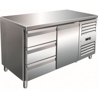 Saro 1-deurs / 3 lades koelwerkbank KYLJA 2110 TN