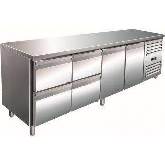 Saro 2-deurs / 2x 2-lades koelwerkbank KYLJA 4140 TN