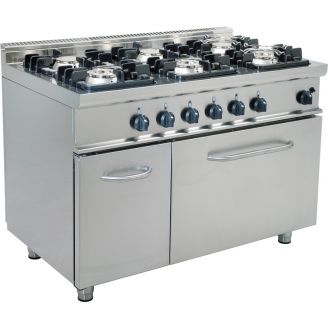 Saro 6-pits kooktafel met oven E7/KUPG6LN