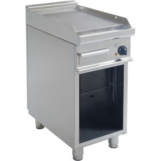Saro elektrische bakplaat geribbeld E7/KTE1BAR