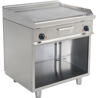 Saro elektrische bakplaat geribbeld E7/KTE2BAR