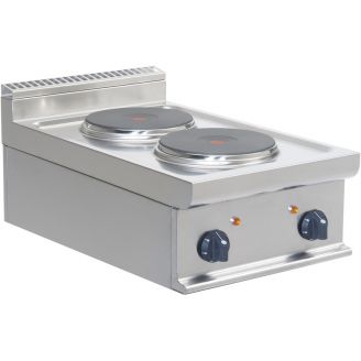Saro elektrische topunit kookplaat 2 ronde platen - 2.6kW