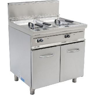 Saro gas dubbele friteuse E7/FLG2V13