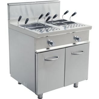Saro gas dubbele pastakoker 2x 28 liter E7/KPG2V80
