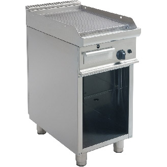 Saro gas geribbelde bakplaat E7/KTG1BAR