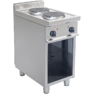 Saro kooktafel 2x ronde platen - 2,6kW