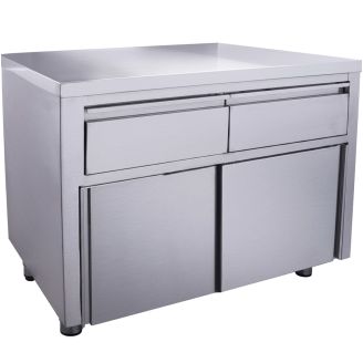 Saro schuifdeurkast - 2 lades 1200x700mm