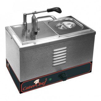 Sauzen warmer (cap.2x1/6GN) m/dispenser
