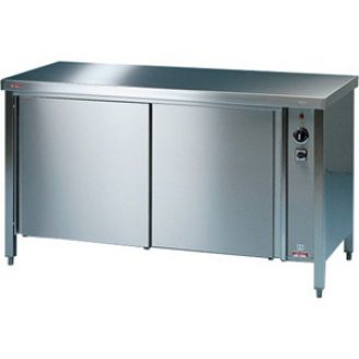 Scholl bordenwarmkast 150/60, met RVS bovenblad