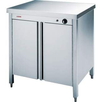 Scholl bordenwarmkast 100/60, doorgiftemodel, met RVS bovenblad