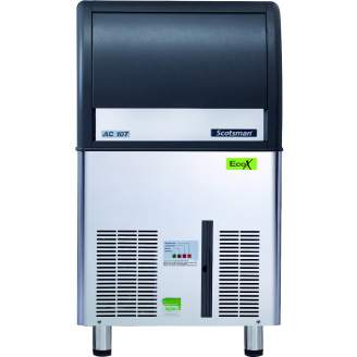 Scotsman gourmet ijsmachine met bunker en afvoerpomp, EC M 107 AS
